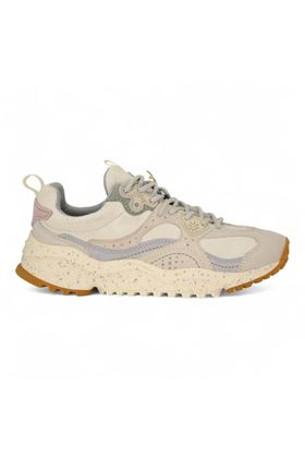 Sneaker donna in camoscio e nylon multicolore. FLOWER MOUNTAIN | WAVE WOMEN-0N01